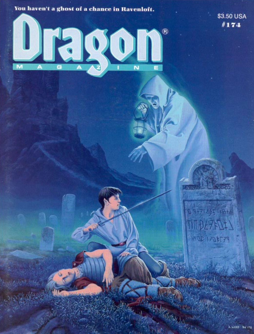 Dragon Magazine Cover for issue 174